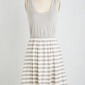 Striped tank dress, purchased from ModCloth
